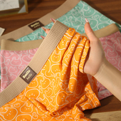 男士 头 秋冬透气青少年男生中腰卡通可爱平角短裤 内裤 男纯棉四角裤