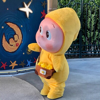 黄色星星人卡通人偶服装行走演出公仔网红胖宝宝玩偶服网红吉祥物