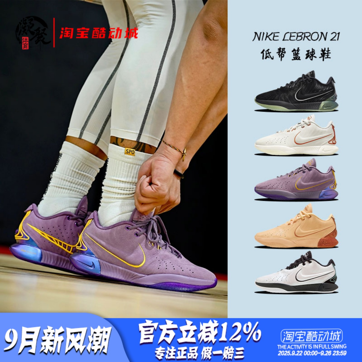 LBJ21詹姆斯缓震运动实战篮球鞋