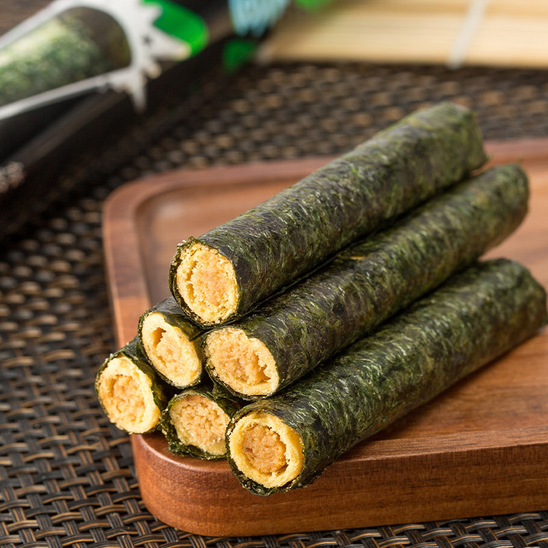 锦大7号街海苔卷蛋卷饼干60g/袋肉松蛋卷鸡蛋卷海苔蛋卷零食小吃