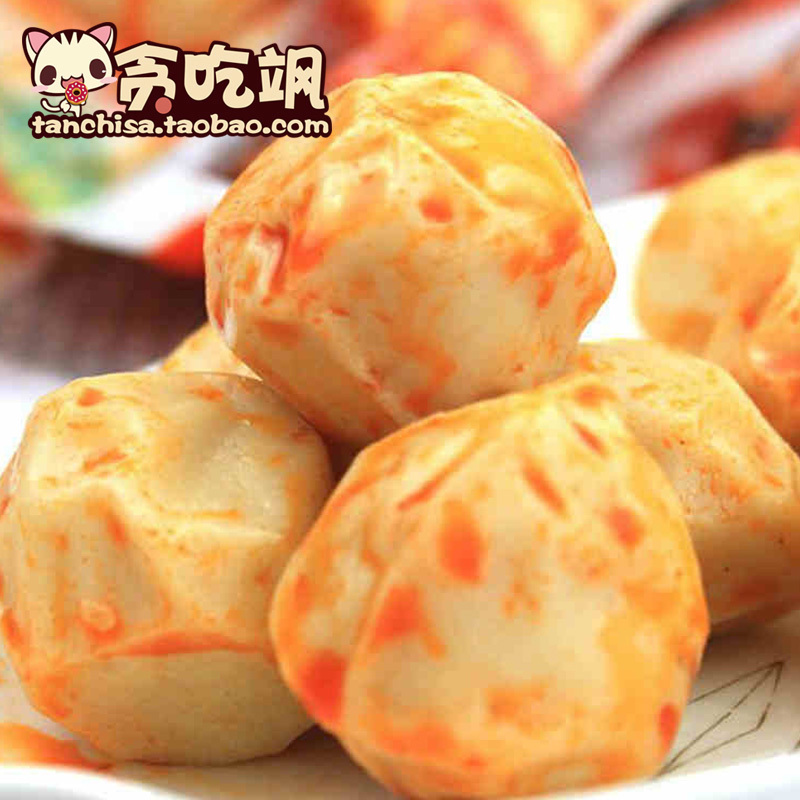 贪吃飒零食店海望章鱼丸子微辣片零食章鱼足章鱼 香肠25g
