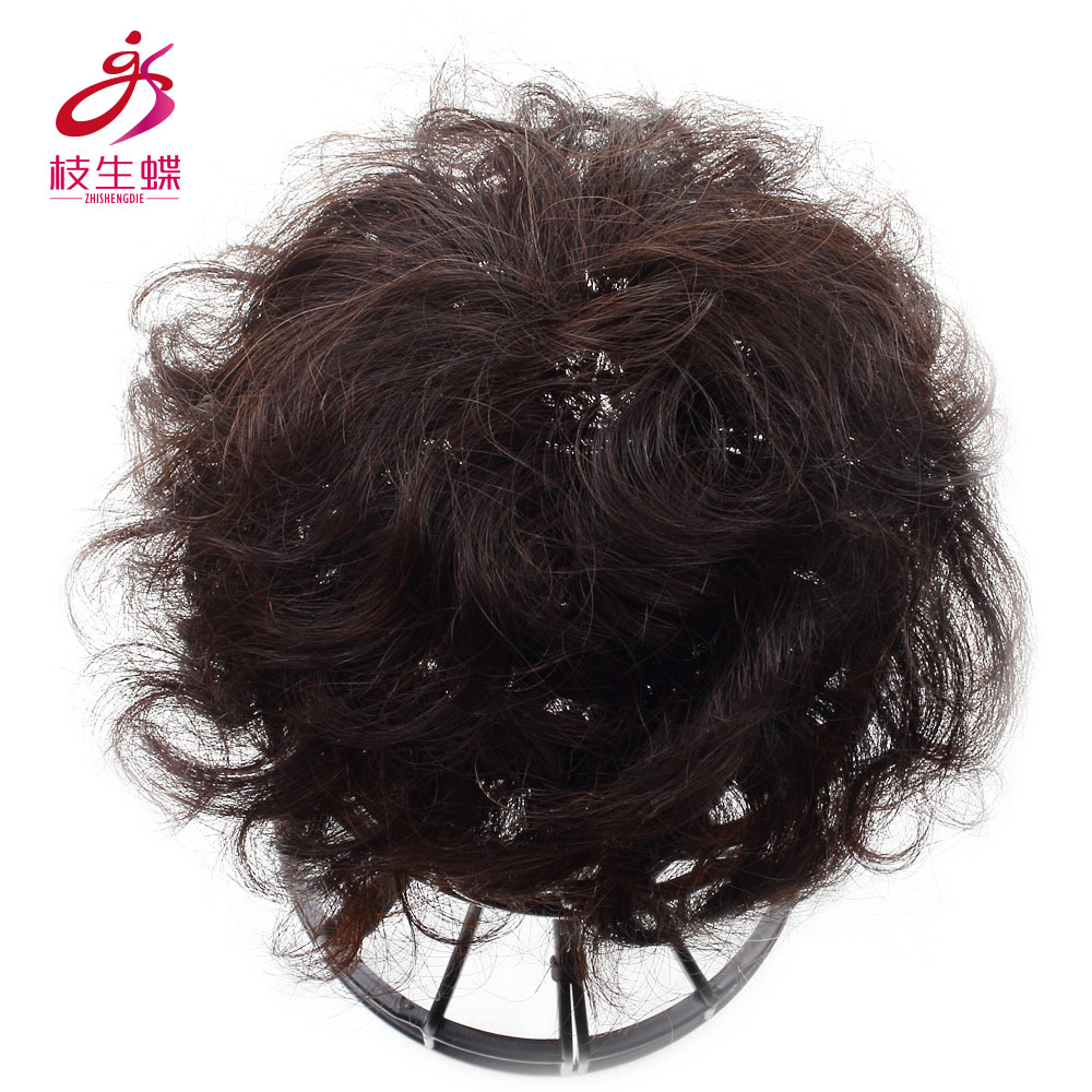 假发片蓬松卷发片真人发丝