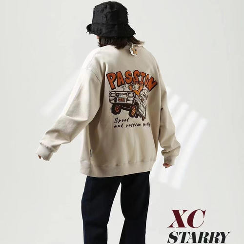 刺绣纯棉毛圈棒球服外套男女同款