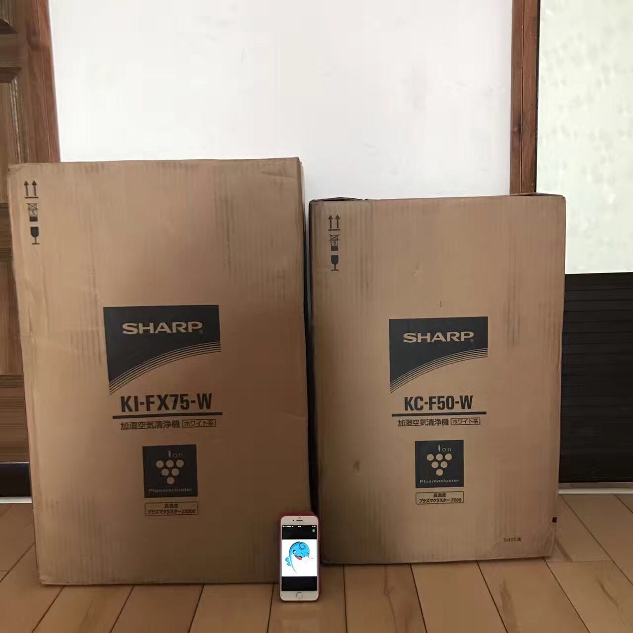 ÈÕ±¾±¾ÍÁ°æÏÄÆÕSHARP KI-FX75-W KC-F50-W¿ÕÆø¾»»¯Æ÷