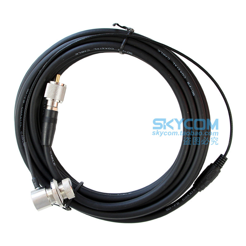 老鹰 TSA5304TF 车载对讲机特氟龙馈线 50-5转-1.5 M头 2/3/4/5米