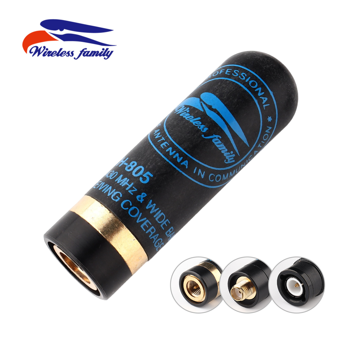 台湾老鹰 SRH805S UV双段迷你手台天线 子弹头便携短天线 4.5cm