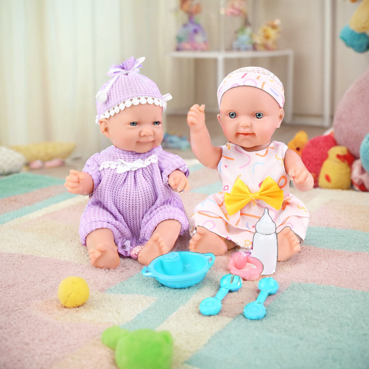 软胶洋娃娃玩具可入水洗澡玩具