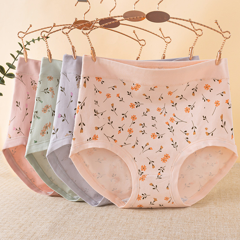 妈妈内裤女纯棉中老年高腰大码胖mm奶奶老人短裤头全棉女士三角裤,女士内衣/男士内衣/家居服,女三角裤,淘宝优惠券,粉丝福利购,淘宝优惠卷