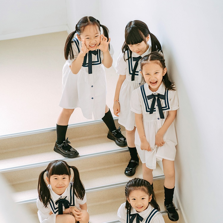 幼儿园园服夏装新款小学生校服儿童班服学院风六一演出毕业照套装