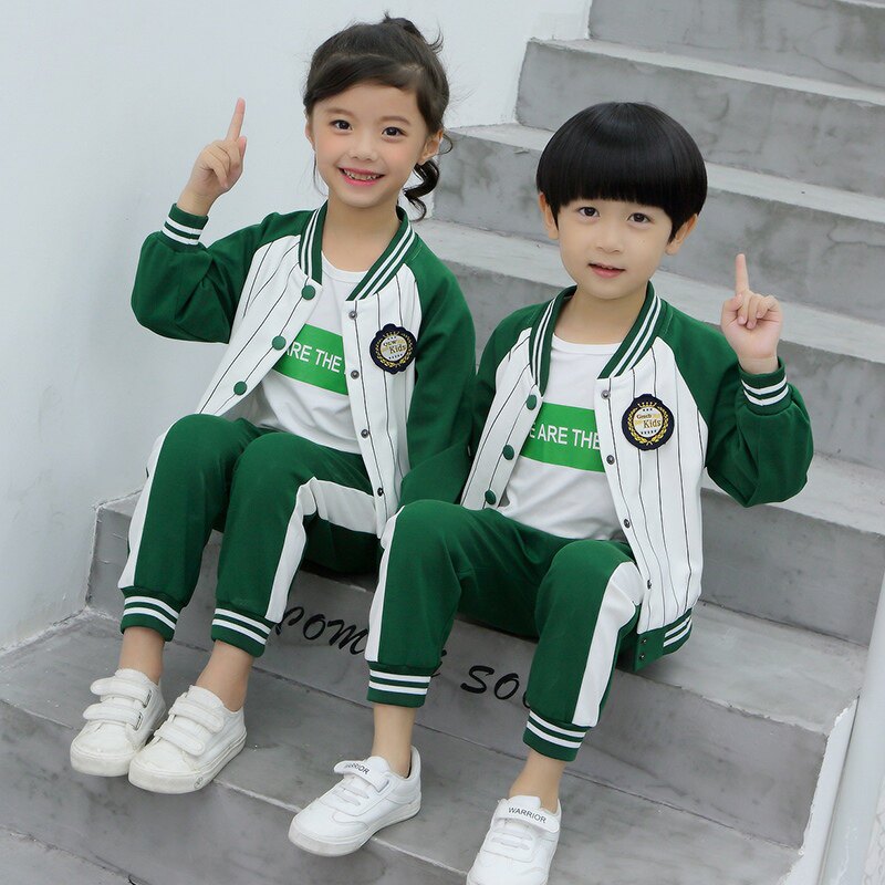 2018新款幼儿园园服春秋装小学生校服儿童班服棒球服秋季运动服装