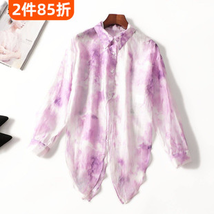 411898品质贼好南油高端欧洲站高档女装亲肤天丝翻领长袖衬衫