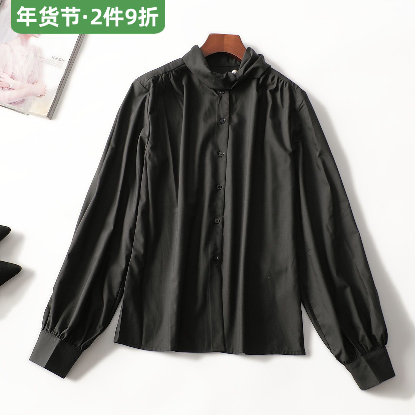 247625 秋中长款单排扣长袖衬衫,女装/女士精品,衬衫,淘宝优惠券,粉丝福利购,淘宝优惠卷