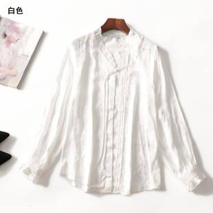 衬衫 单排扣长袖 秋中长款 247190