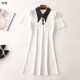 翻领短袖 405385 夏长款 连衣裙