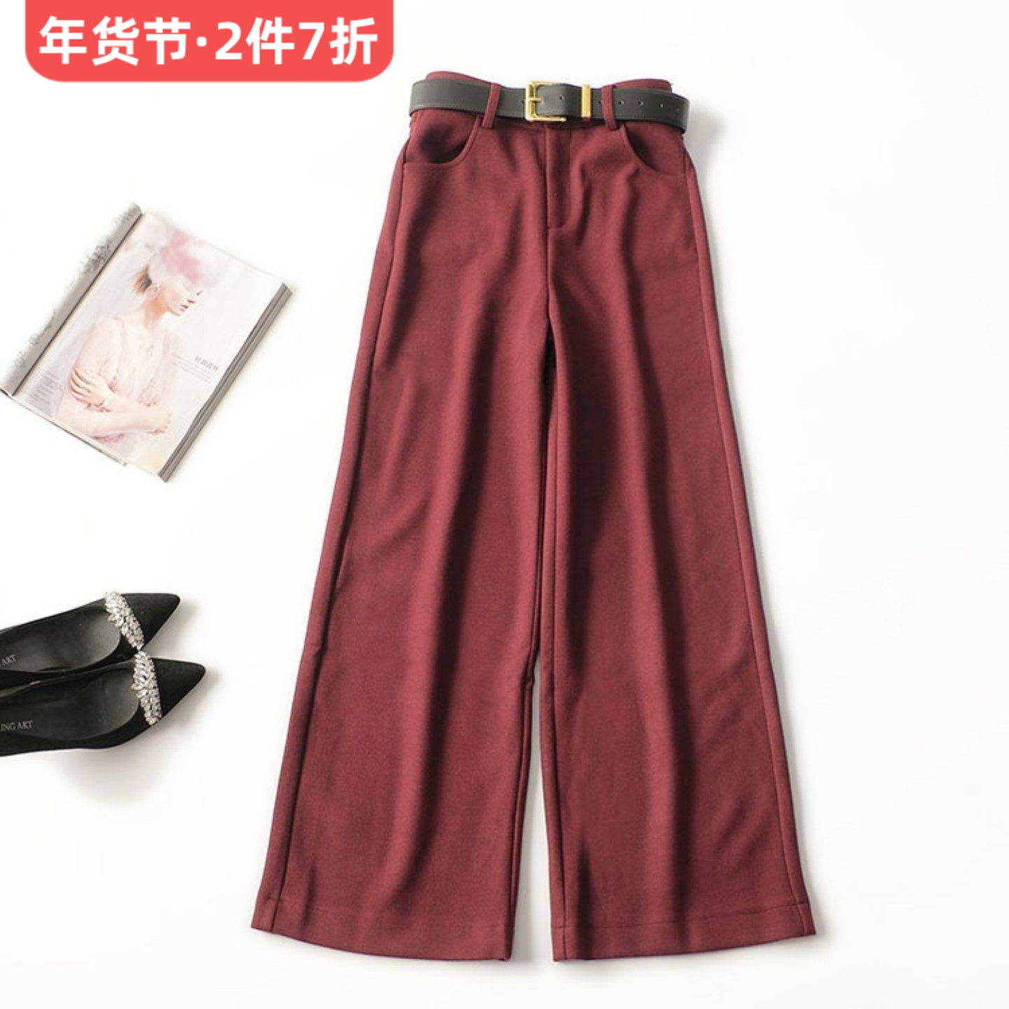 245059南油高端轻奢高货女装厚款冬季加绒保暖洋气女裤休闲裤,女装/女士精品,休闲裤,淘宝优惠券,粉丝福利购,淘宝优惠卷