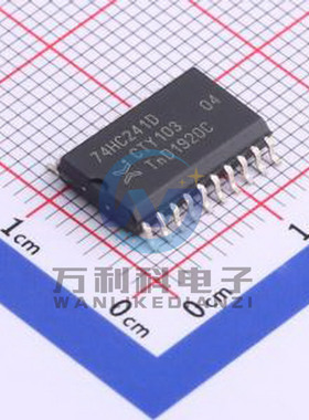 74HC241D,653 缓冲器/驱动器/收发器 SOIC-20-300mil封装 原装正