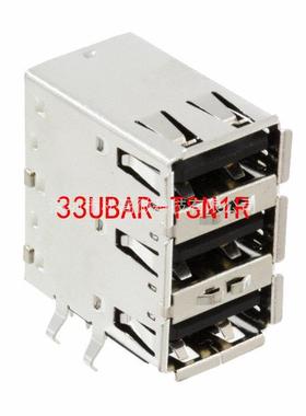 33UBAR-TSN1R [Connector Receptacle USB TypeA, Stacked 12 Pos