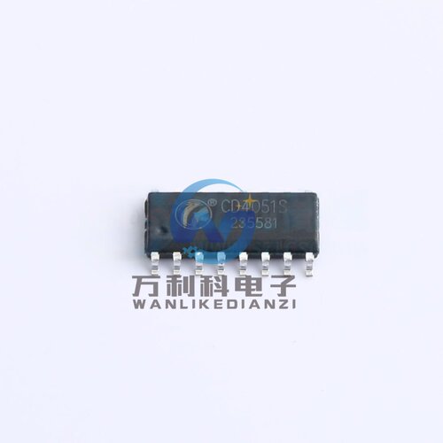 CD4051S 单刀八掷(SP8T)模拟开关/多路复用器SOP-16封装 原裝正品