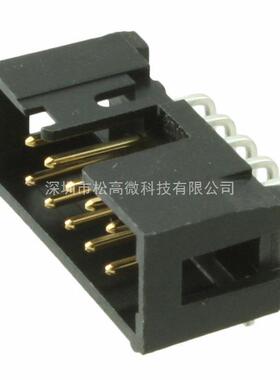 N2510-5003-RB [CONN HEADER 10POS R/A GOLD T/H]