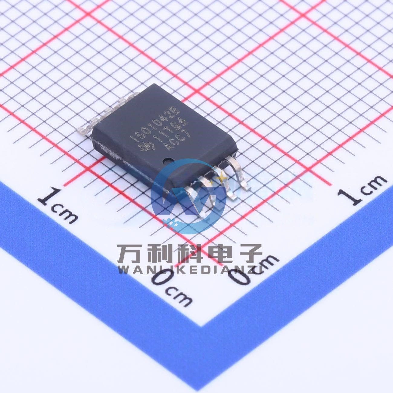 ISO1042BDWVR -40℃~+125℃CAN收发器SOIC-8-300mil封装 原裝正品