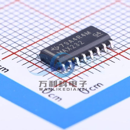 MAX232DR 收发器RS232芯片SOIC-16封装 原裝正品
