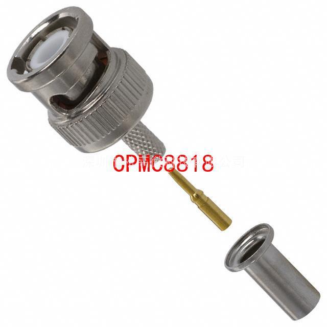 CPMC8818 [CONN BNC PLUG STR 50 OHM CRIMP]