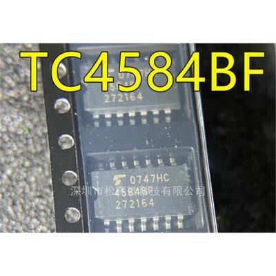 全新现货 TC4584 TC4584BF 4584BF 贴片封装SOP14脚 SOP5.2MM中体