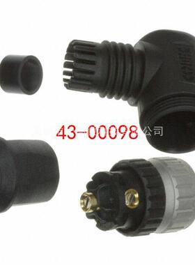 43-00098 [CONN PLUG 5POS INLINE SKT RA M12]