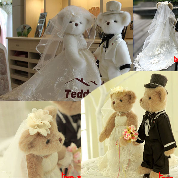 Teddymanor礼品婚纱压床娃