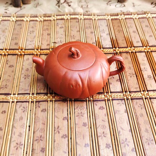 宜兴紫砂茶壶原矿手工家用送礼泡茶壶功夫茶壶朱泥树纹壶供春壶 - 封面