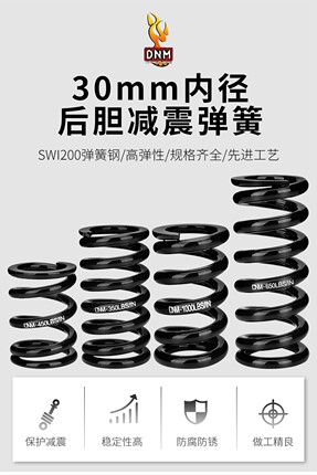 DNM DV22AR后胆弹簧 减震器 弹簧改装油簧避震器弹簧修补件