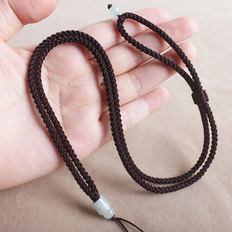 DIY手工编织吊坠挂绳翡翠项链绳