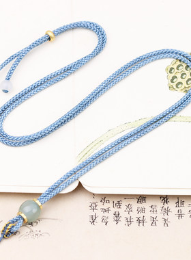 手工编织吊坠挂绳diy黄金翡翠绳