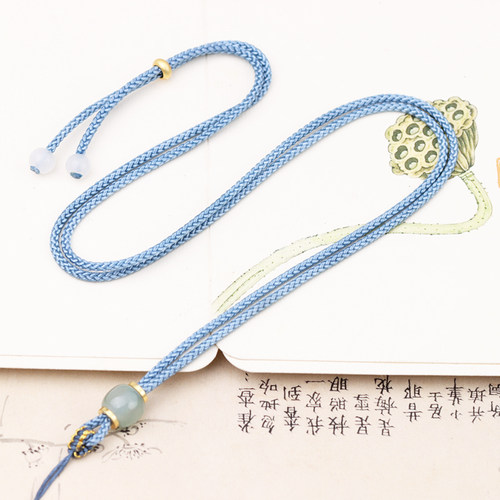 手工编织吊坠挂绳diy黄金翡翠绳