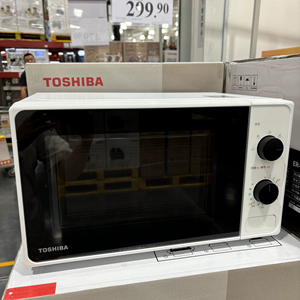 山姆代购Toshiba/东芝 ER-XS2201CNW小型加热转盘家用微波炉20升