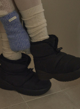 首尔的米家OTZShoes 女鞋MURRHYS PADDING黑色加绒休闲鞋雪地靴