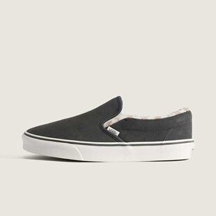 首尔的米家VANS 男鞋女鞋SLIP ON黑色加绒保暖休闲滑板鞋运动鞋