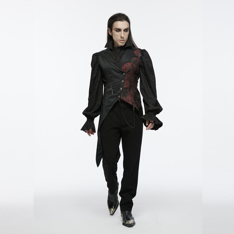 复古维多利亚吸血鬼哥特马甲