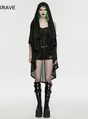 小破亚文化 PUNK RAVE pr朋克状态女装 末日沙丘蒸汽朋克多穿外套