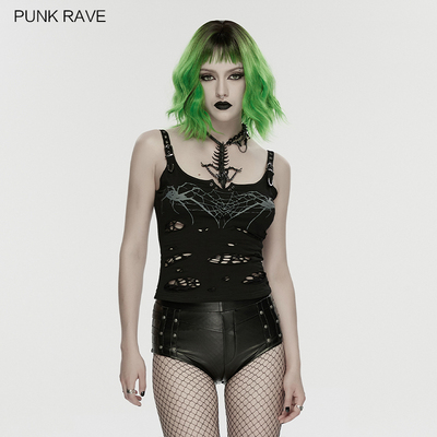 街头朋克性感机能热裤