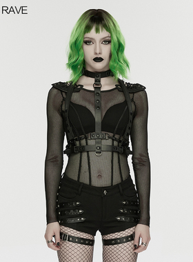 小破亚文化 PUNK RAVE pr朋克状态女装 街头辣妹朋克低腰个性短裤