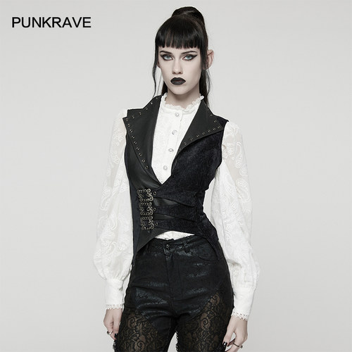 PUNKRAVE中性朋克马甲