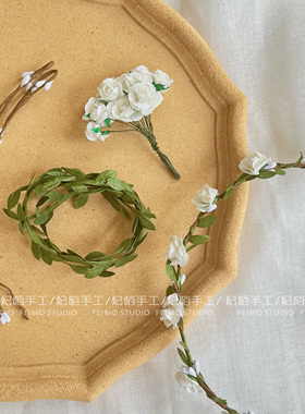 茉莉花头环花环手腕花