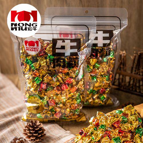 贵州宏牛牛肉粒什锦味香辣味五香味250g*2袋特产零食牛肉粒超值装
