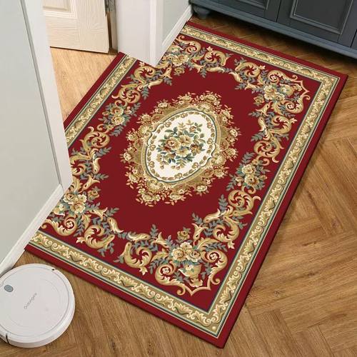 欧式轻奢点塑防滑进门地垫