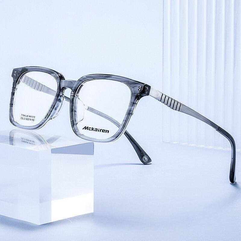 MK1010迈凯L大脸146mm长城腿运动休闲商务男眼镜框方形全框板材框