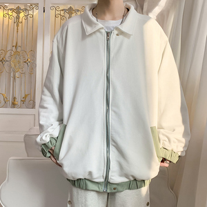 麂皮绒双面穿夹克 22秋装新款男装港风大码夹克外套 DY96  P120图片