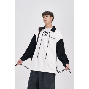 日系无影墙 2024春装新款男装高质量拼色卫衣套头外套 YY605  P25图片