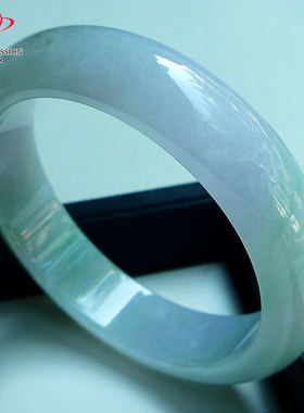 豪8印象手镯之家Z26100Z212翡翠手镯圈口56.3mm天然淡紫淡绿玉镯