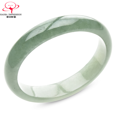 豪8印象手镯之家S825080Y321翡翠贵妃手镯圈口54.4mm天然缅甸玉镯